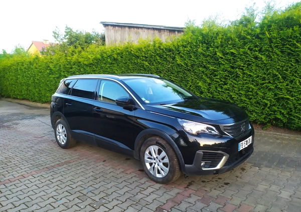 Peugeot 5008 cena 57900 przebieg: 186000, rok produkcji 2018 z Siemiatycze małe 254